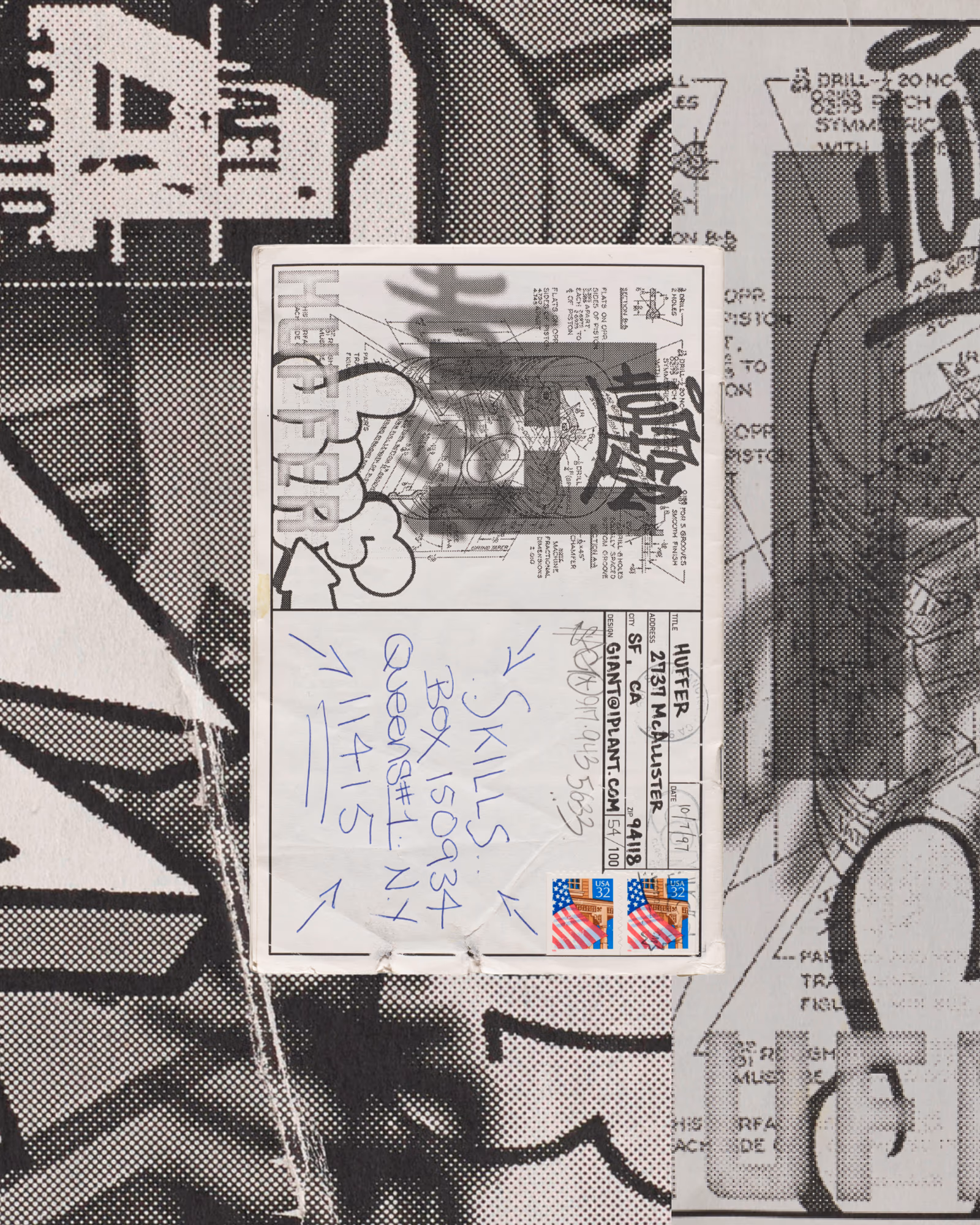 Found&Framed Graffiti, collage fanzine 02