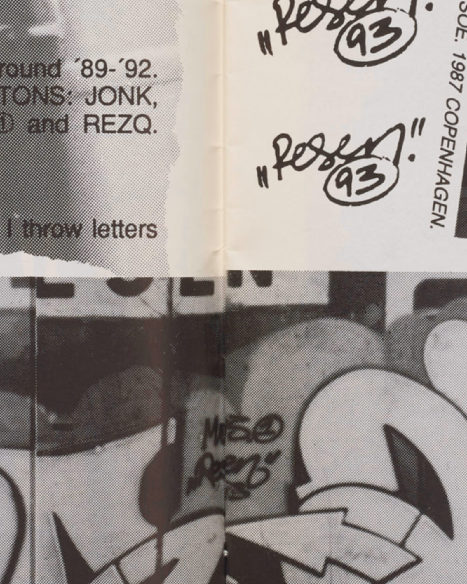 Found&Framed Graffiti, collage fanzine 03