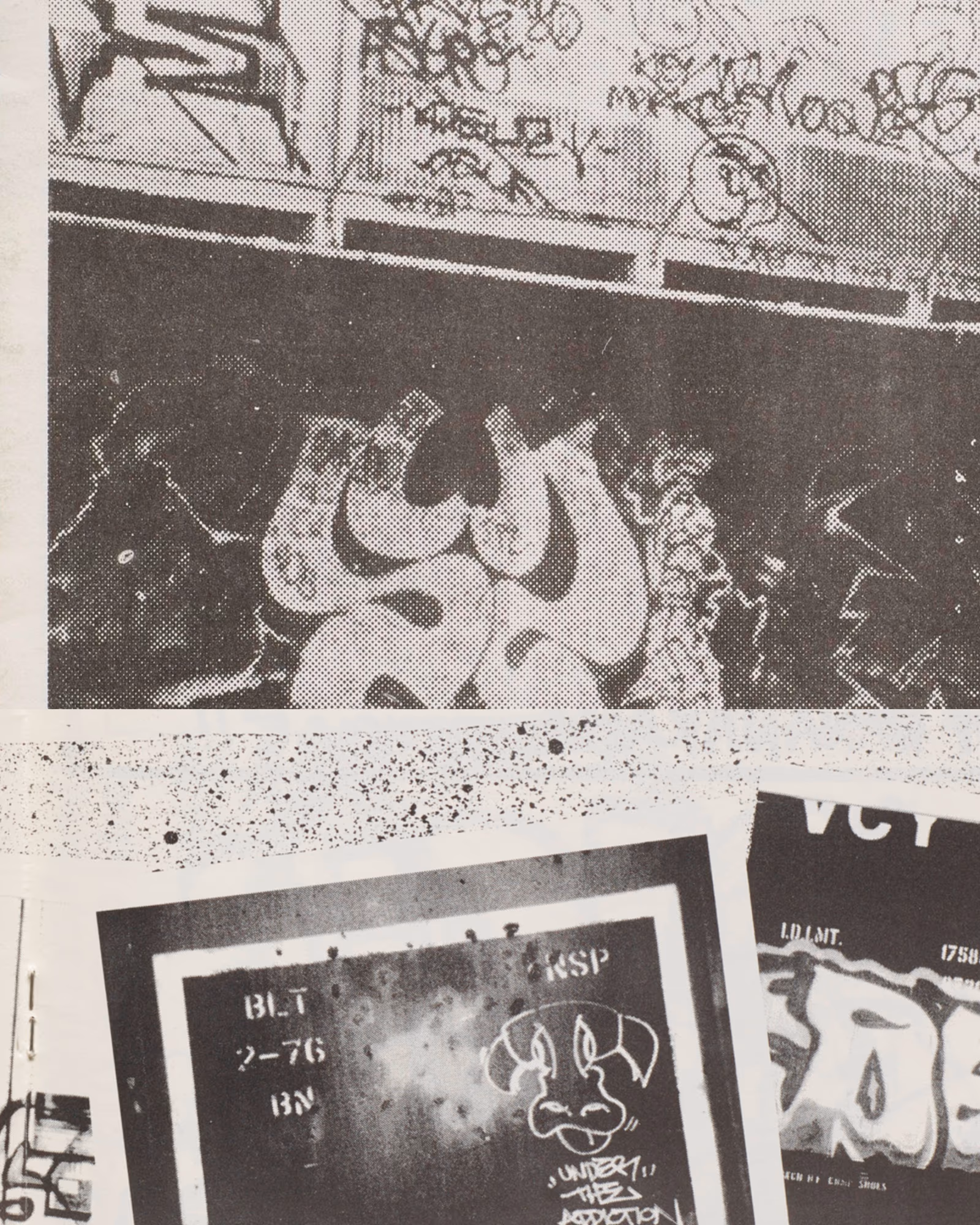 Found&Framed Graffiti, collage fanzine 04